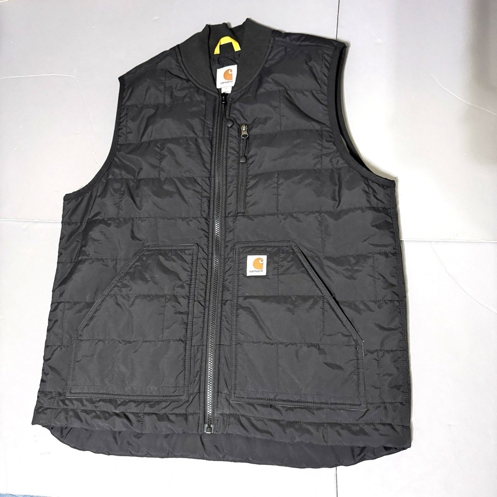 Carhartt Black Quilted Insulated Work Vest